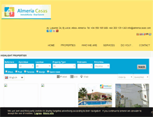 Tablet Screenshot of almeriacasas.com